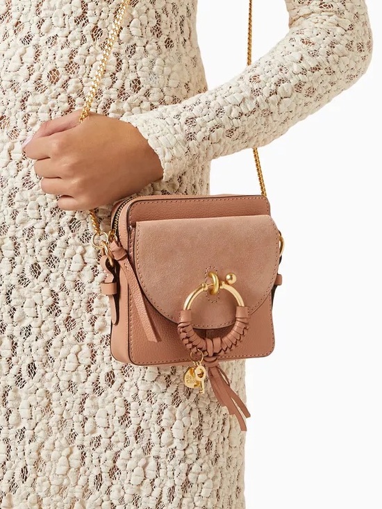 See By Chloe Handbags - SEE BY CHLOÉ
Joan light pink grainy camera bag